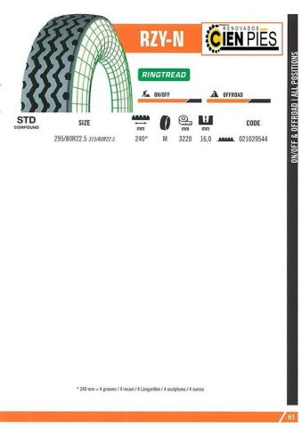 31580225 R CIEN PIES  MARANGONI  RZY N 240M