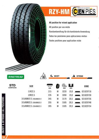 31580225 R CIEN PIES MARANGONI  RZY-HM 245M