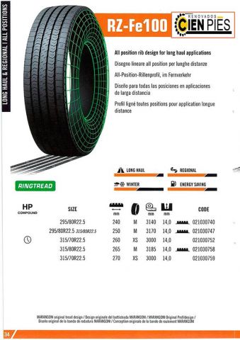 29580225 R CIEN PIES MARANGONI RZ-FE 100